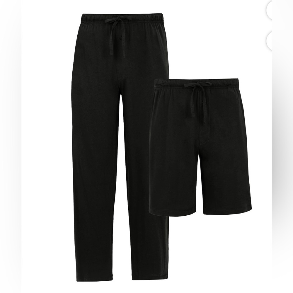 Fruit of the Loom Men's Sleep Short and Pant Bundle, 2-Pack